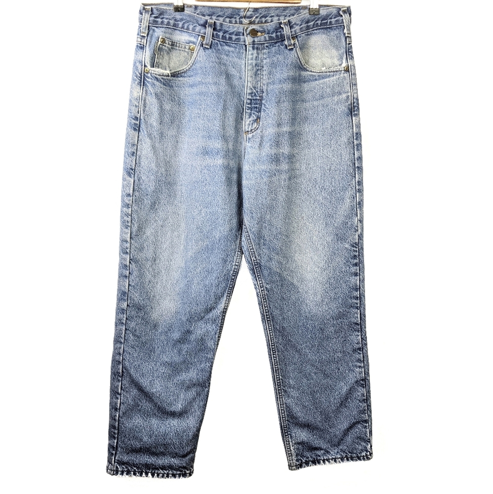 Carhartt Flannel Lined Straight Leg Relaxed Jean